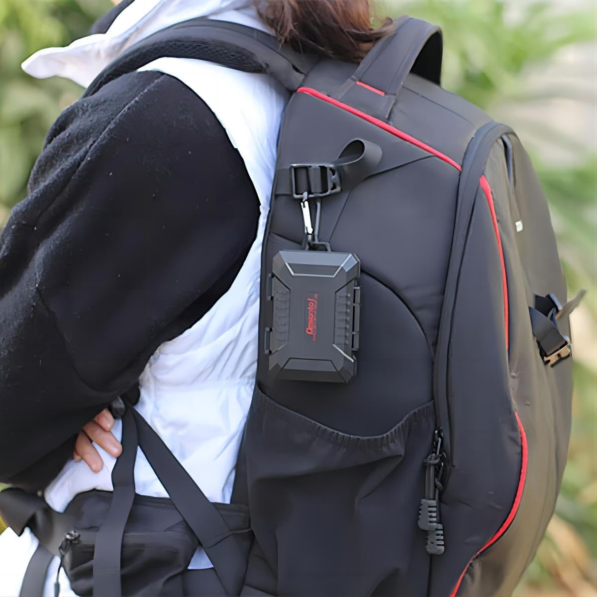 28 Slots Memory Card Case,for 4 SD and 12 TF Cards,Photography Accessories Water-Resistant Anti-Shock,CF or XQD/SD/TF/CFexpress/Nano SIM/Micro SIM Holder Organizer Storage, Black