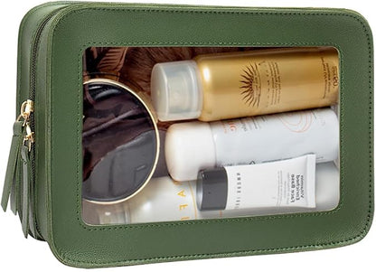Clear Makeup Bag Small, TSA Approved Portable Toiletry Bag - Image 6