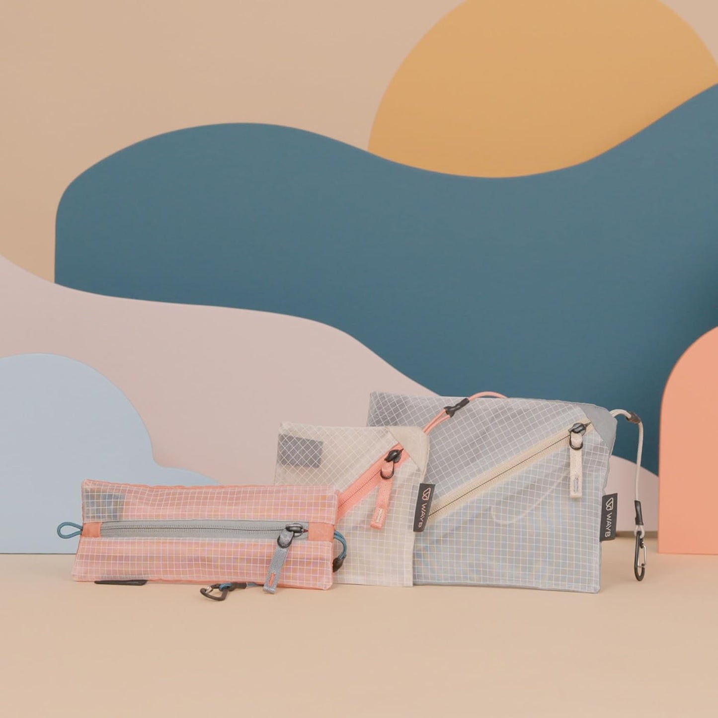 WAYB Essentials Accessories - Set of 3 | Secure Your Essentials | Sized Backpacks & Pico Carry Bag | Durable & Safe