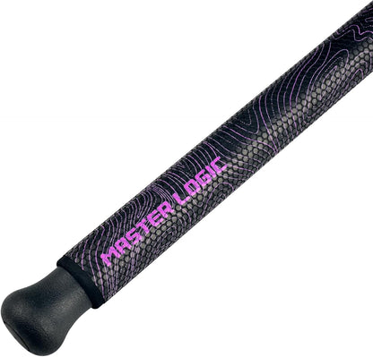 Monster Catfish Fishing Rod - 7' Medium Heavy, 1-Piece Glow in Dark Casting Rod, S-Glass & Carbon Graphite Blend, Durable EVA Foam Super Grip, Catfish Pole for Night Fishing