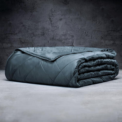 LUXOME Lightweight Blanket | 100% Rayon (Viscose) from Bamboo Fabric & Fill | King/Cal King - 98"x92" | Thermal-Regulating | Ocean