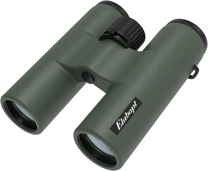 8x32ED Compact Binoculars for Adults – High-Powered BAK4 Prisms, Diamond White Coating, Waterproof & Fogproof, Rubber Armored – Ideal for Bird Watching, Hunting, Travel, Outdoor Sports