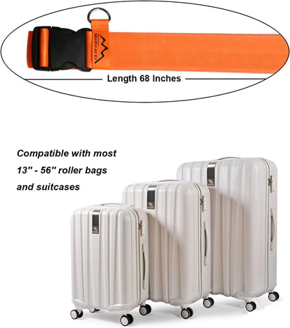 Car Seat Travel Belt to Suitcase,Car Seat Travel Strap to Convert Kid Car Seat and Carry-on Luggage into an Airport Car Seat Stroller,Safe Travel Solution for Transport