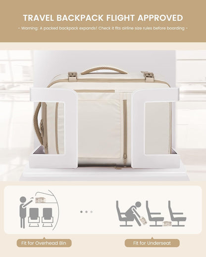 LOVEVOOK Travel Backpack for Women & Men with Waist Belt, 60L Large Carry On Backpack Airline Personal Item Weekender Bag, Water Resistant Laptop Backpacks with 3 Packing Cubes for Travel Essentials