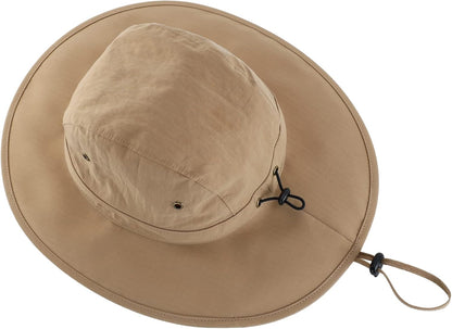 Home Prefer Summer UPF 50+ Men's Bucket Sun Hat Wide Brim Fishing Hat Safari Hat