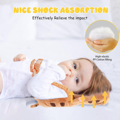 Baby Head Protection Backpack - Soft & Comfortable, Cute Cartoon Design, Tiger