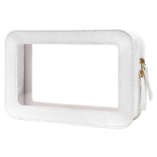 LETGO Clear Makeup Bags, TSA Approved Toiletry Bag by LETGO