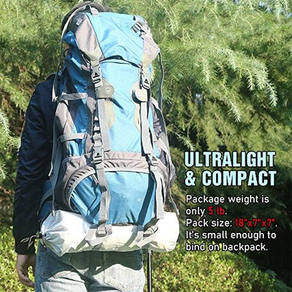 4 Persons 5lb Lightweight Tipi Hot Tents with Stove Jack, 7'3" Standing Room, Teepee Tent for Hunting Family Team Backpacking Camping Hiking