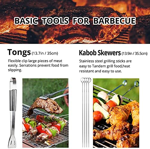 BBQ Utensil Set Stainless Steel Professional Barbecue Accessories