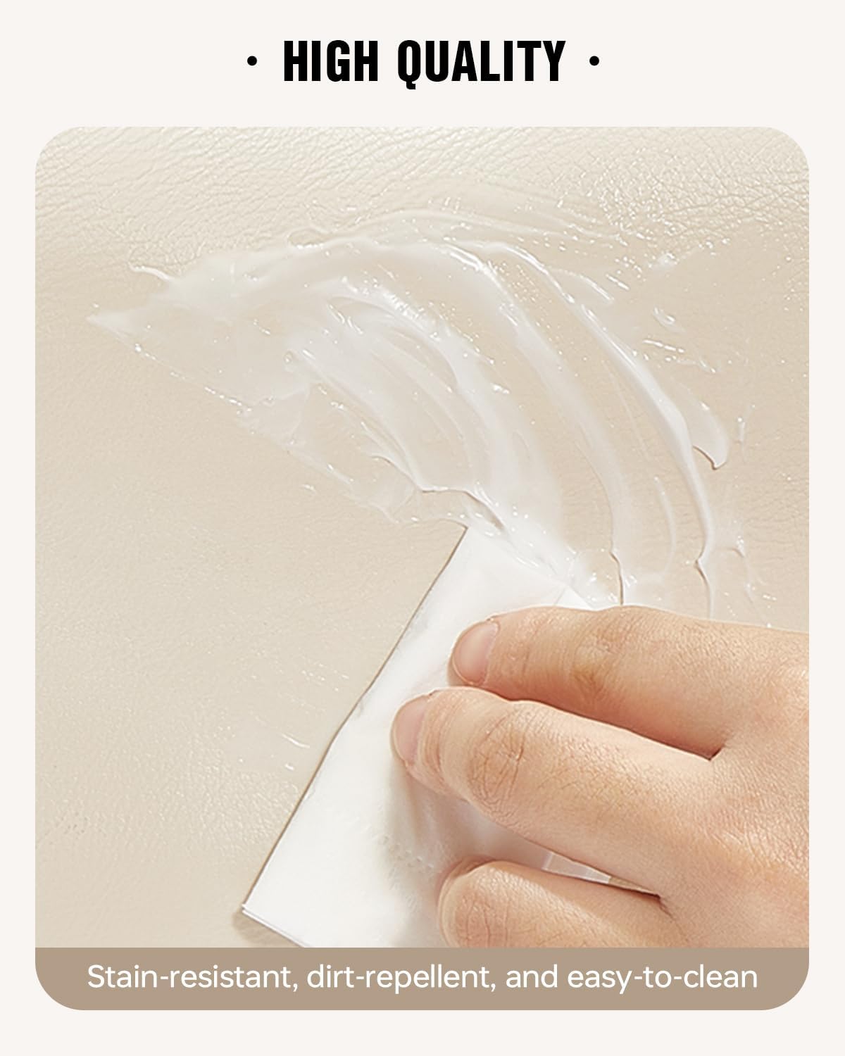 EACHY Toiletry Bag with Hanging Hook, Travel Makeup Bag PU Leather Cosmetic Bags for Women Make Up Organizer with 4 Compartments Waterproof Full-Size Portable Travel Essentials (Beige)