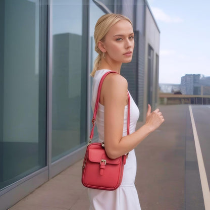 1060 Leather Crossbody Bags for Women Anti-Theft Vegan Purse with Card Slots, Travel Shoulder Bag, Waterproof Crossbody Purse