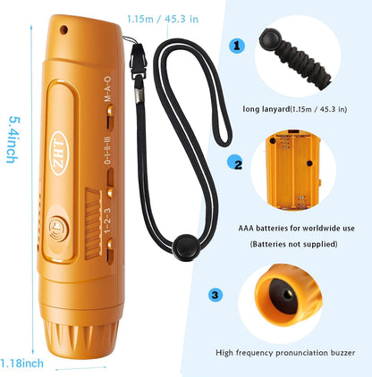 ZHT Electronic Whistle for Coaches, Referees, Teachers - 3 Tones & 3 High Volume, Handheld Whistles with Lanyard - Sports Whistle for Volleyball Soccer, Outdoor Camping, Emergency Safety