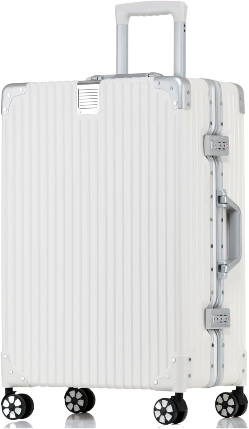 HotWay Carry On Luggage with Aluminum Frame, 20 Inch PC Hard Shell Suitcase with Spinner Wheels and TSA Lock, Lightweight Luggage for Travel (22x14x9 Airline Approved)