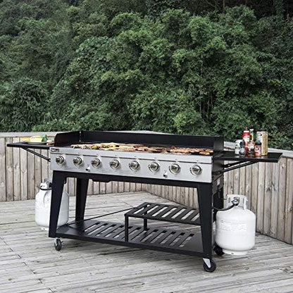 Royal Gourmet 8-Burner Gas Grill, 104,000 BTUs Liquid Propane Grill