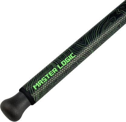 Monster Catfish Fishing Rod - 7' Medium Heavy, 1-Piece Glow in Dark Casting Rod, S-Glass & Carbon Graphite Blend, Durable EVA Foam Super Grip, Catfish Pole for Night Fishing