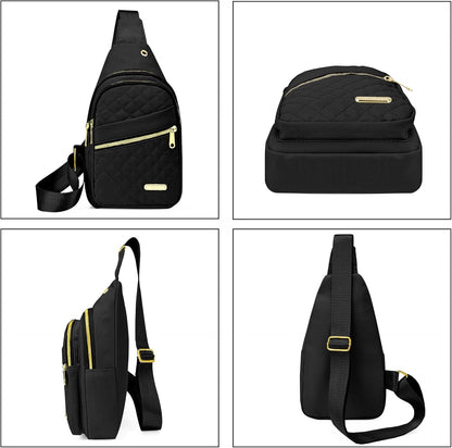 Small Sling Bag For Women Men Casual Crossbody Sling Backpack