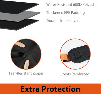 Infant Car Seat Travel Bag for Airplane Compatible with UPPAbaby MESA V2 and Base, Fits Nuna Pipa Car Seat and Base, Car Seat Carrier for Air Travel, Padded Carseat Cover for Airplane Travel