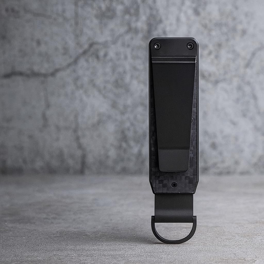 Key Organizer, Minimalist Silent Key Fob, Compact EDC Key Chain, Silent Key Chain with Ring Buckle - Holds up to 2-6 Keys