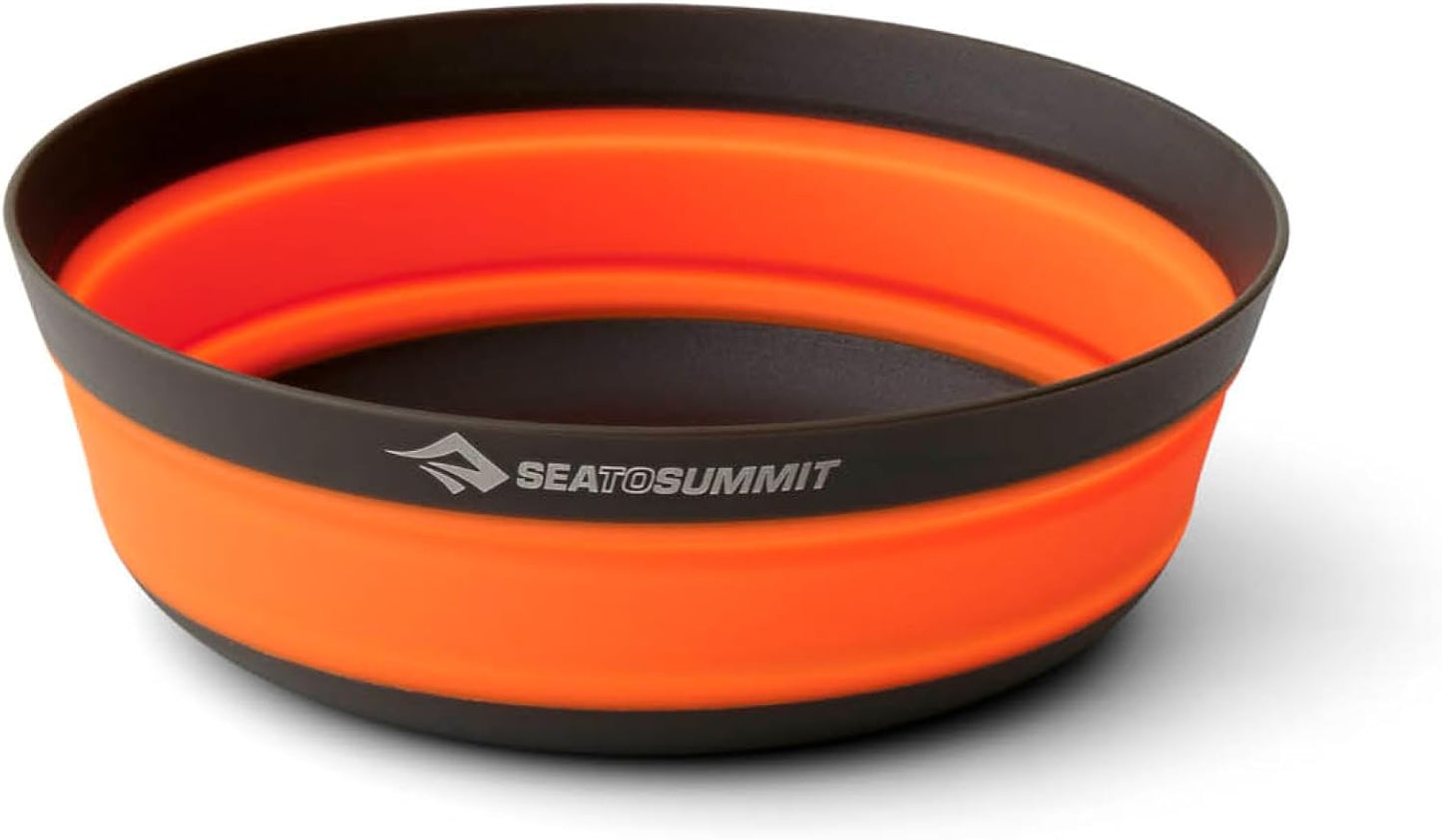 Sea to Summit Frontier Ultralight Collapsible Bowl, Medium (23 fl oz), Puffins Bill Orange
