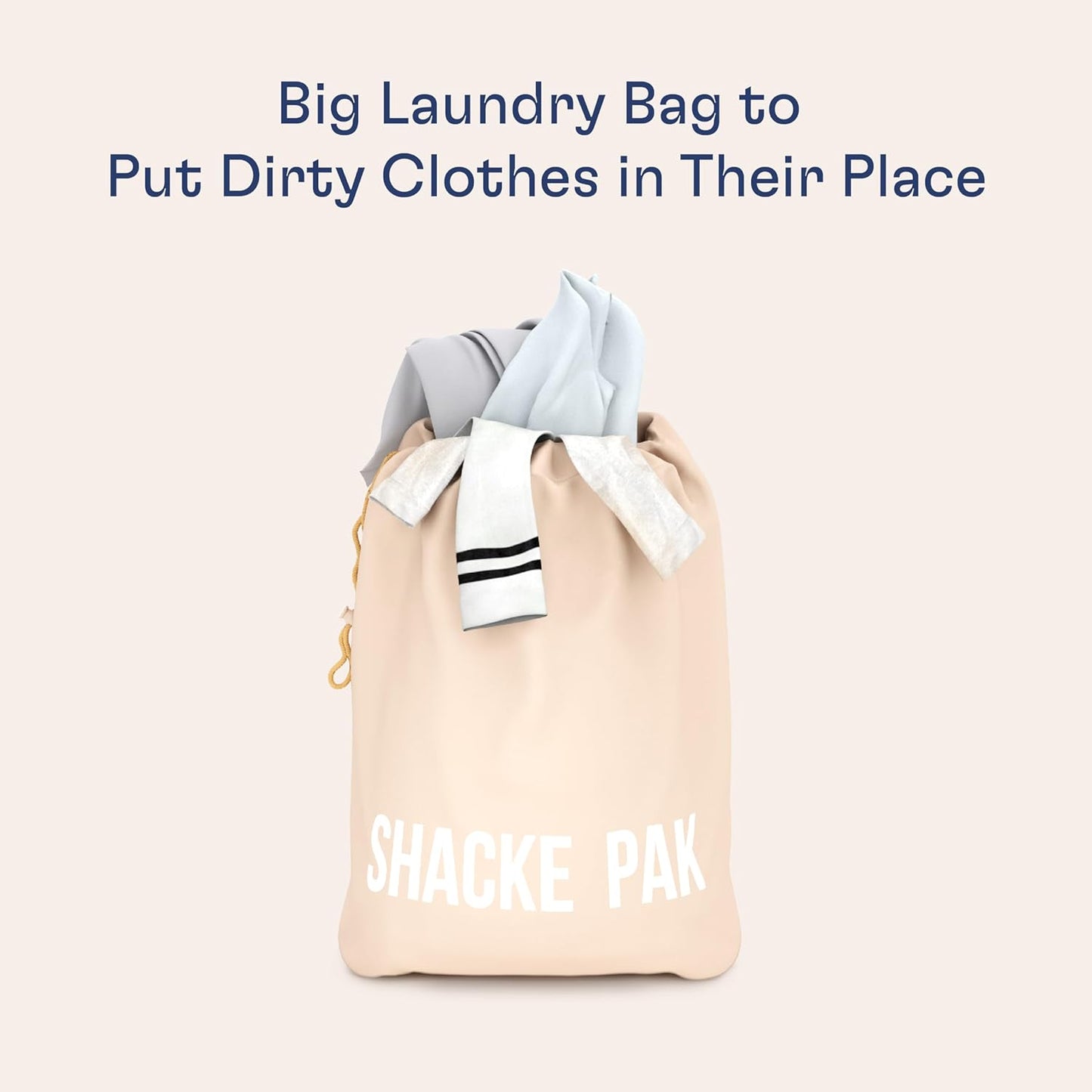 Shacke 8 Set Packing Cubes for Travel Lightweight Luggage Organizer (Cream)