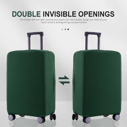 Travel Luggage Cover Suitcase Protector Scratch-Resistant Fit 19-31 Inch Suitcase, Not Included Suitcase (Avocado Green, XL(28-29 inch))