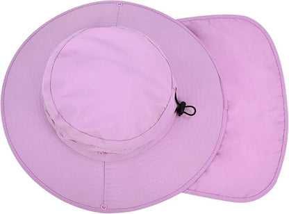 Sun Hats for Men Women, UPF50+ Protection Safari Hat, Wide Brim Fishing Hat - Image 3