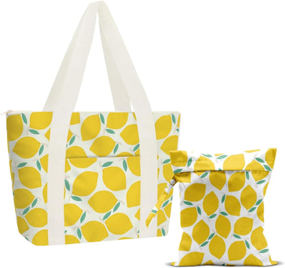 Beach Bags Wet Bag for Swimsuit Tote Bag for Friends Travel Gifts, Aloha Bags Waterproof Vacation Essential