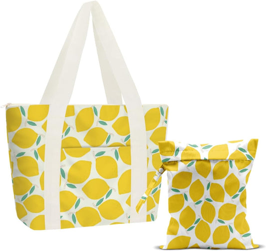 Beach Bags Wet Bag for Swimsuit Tote Bag for Friends Travel Gifts, Aloha Bags Waterproof Vacation Essential