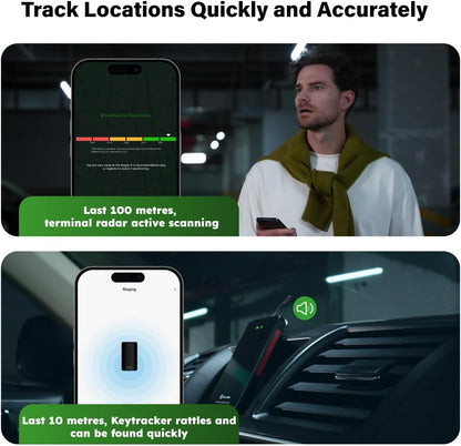 GlocalMe KeyTracker Global GPS Tracker for Luggage, Vehicles, Car, Kids, Wordwide Positioning Unlimited Distance Item Finder, Real Time Tracking with 6 Location Technologies