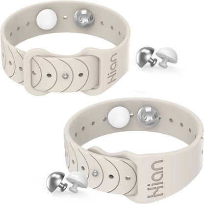 Hion Motion Sickness Bracelets Sea Sickness Wristbands for Motion Sickness/Morning Sickness/Pregnancy Nausea Anti Nausea Bands Acupressure Wristband Motion Sickness Bands（1Pair Starlight）