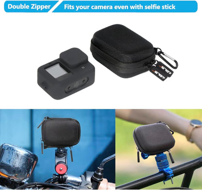 JSVER Carrying Case for GoPro Hero 13 Hard Travel Storage Case for Hero 13/12/11/10/9/8/7/6/5/4/3, DJI Osmo Action 5 Pro/4/3, AKASO Brave 8/EK7000/EK7000 Pro, Insta360 Ace/Ace Pro, Apexcam