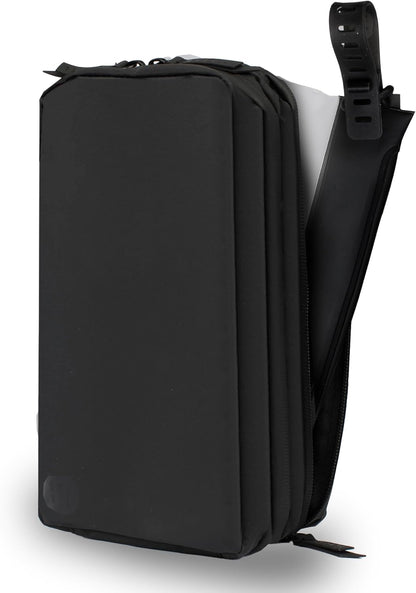 Gravel Hanging Toiletry Bag – Compact, Water-Resistant Travel Dopp Kit (Black, Plus)