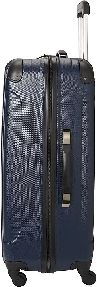 Kenneth Cole REACTION Out of Bounds Lightweight Hardshell 4-Wheel Spinner Luggage, Cobalt Blue, 28-Inch Checked