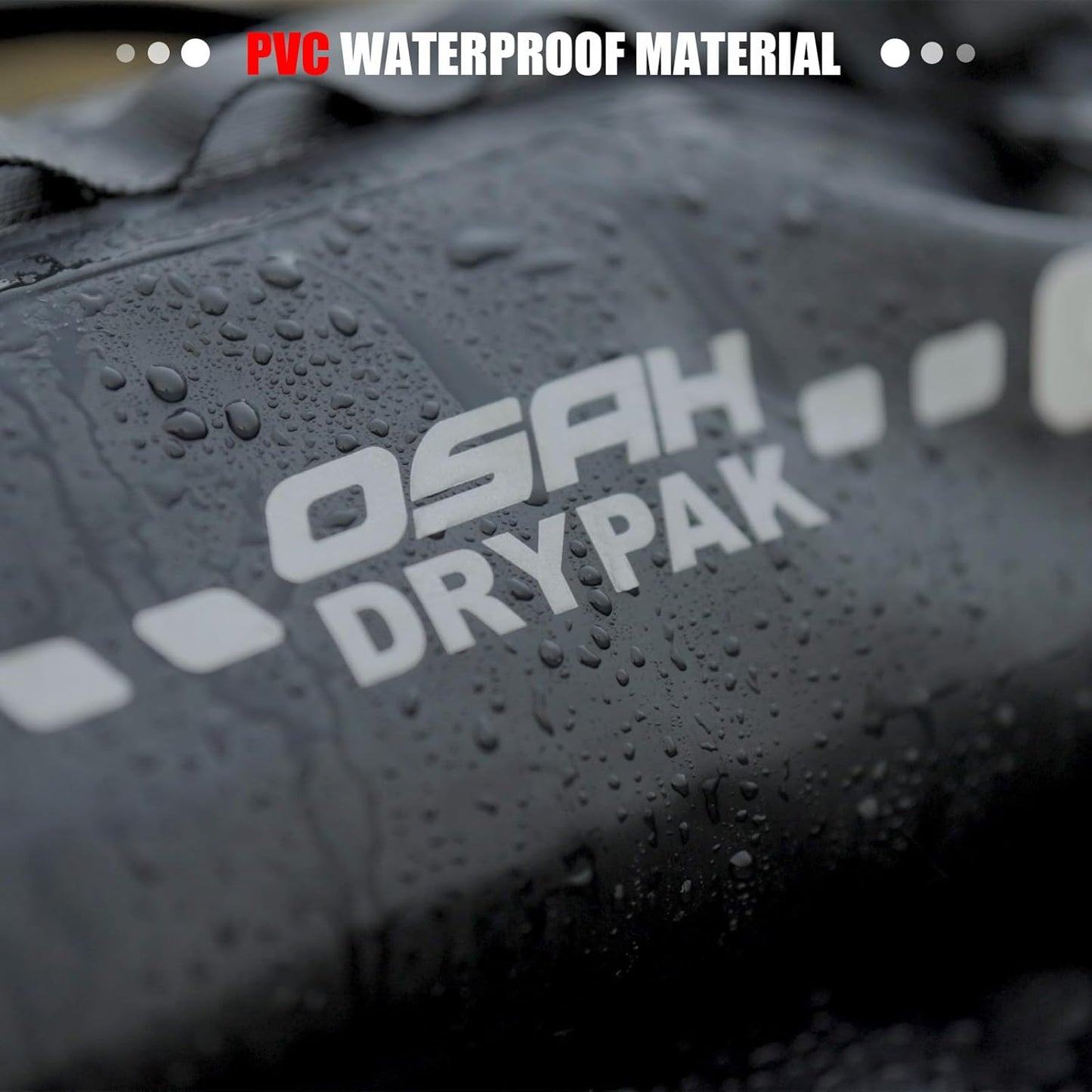 Waterproof Duffel& Luggage Bag - Motorcycle Dry Bag Tail Saddle Bags with Roll Top Closure,Large Storage Space,for Camping, Kayaking, Fishing & Traveling(Green, 20L)