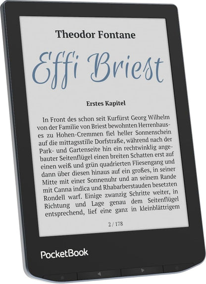 PocketBook Verse Pro Color | Super Thin and Compact 6" e-Reader | Color Screen E Ink Kaleido™ 3 – Eye-Safe and Glare-Free | Text-to-Speech & Bluetooth | Audiobooks | SMARTlight | IPX8 Waterproof