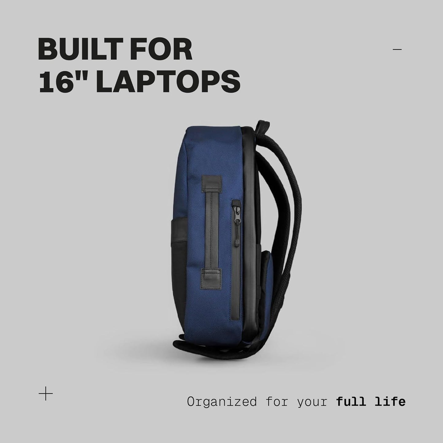 The Frenchie Co. - Super Light Speed Backpack - Expandable lightweight travel pack - Anti-theft magnetic closure for rapid access - Self-adjusting ergonomic straps for comfort