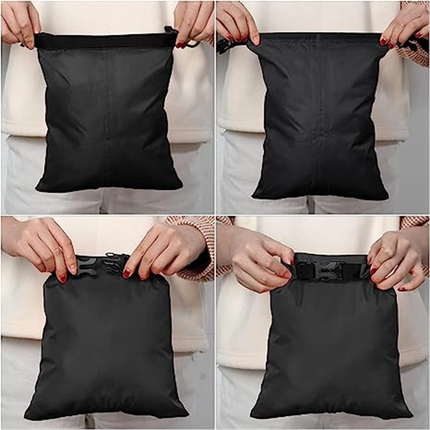 Shappy Waterproof Dry Bag Set 6 Sizes Lightweight Sacks and Long Adjustable Shoulder Strap Outdoor Water Proof Keep Gear Dry Bag Stuff Sacks for Backpacking, Boating, Hiking, Camping