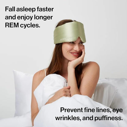 Dore & Rose Deep Sleep Mask Light Blocking, 23 Momme Mulberry Silk Eye Mask - Image 7