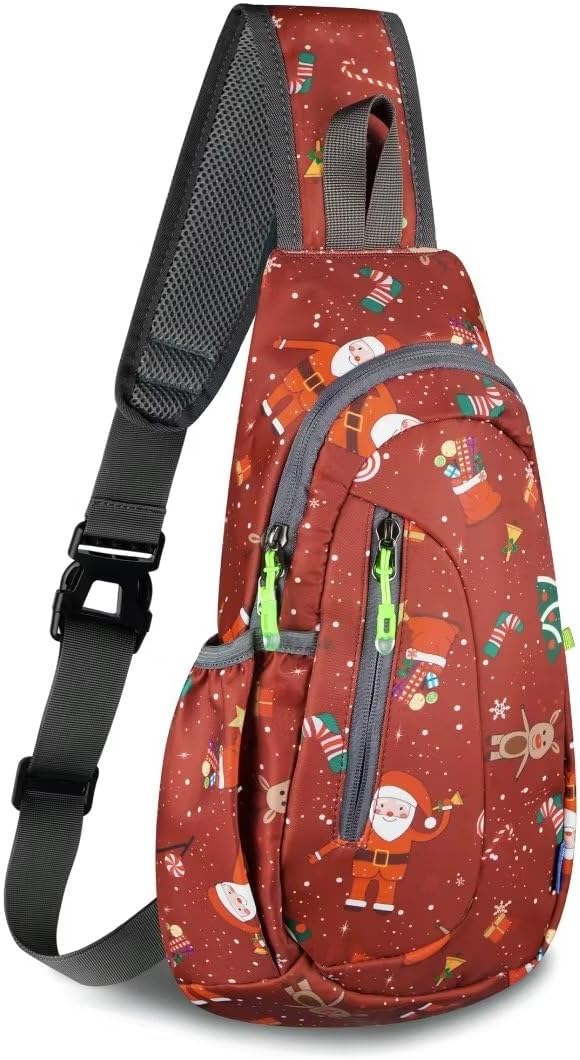 TITECOUGO Small Sling Bag, Lightweight Crossbody Backpack for Men Women, Shoulder Bag for Sports and Outdoor