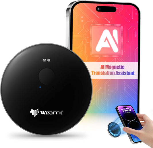 AIKYA AI Language Translator Device, Upgraded AI Translator, 135+ Language Translator, Real-time Voice/Photo/Recording Translation, BT5.4, Instant Language Translator for Travelling Business Study