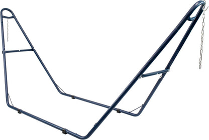 Sunnydaze Universal Double Hammock Stand Only - 550-Pound Capacity - Heavy-Duty Hammock Stand for Outside - Fits 9 to 14 Foot Hammocks - Blue