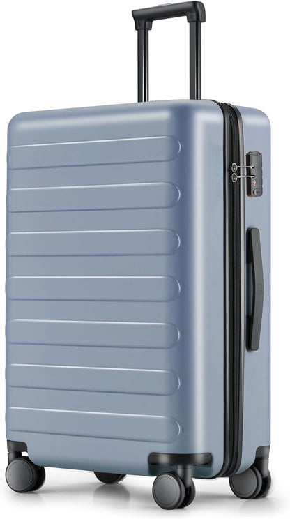 Carry on Luggage 22 X 14 X 9 Airline Approved, 20 Inch Luggage for 3-5 Days Travel, Double Spinner Wheels, 100% Hardshell PC, TSA Lock (03-Shadow (Basic), Checked 24-Inch)