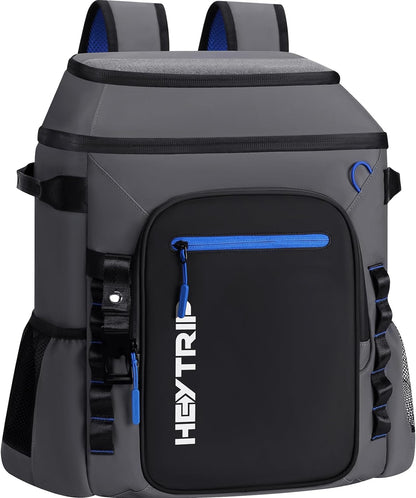 Heytrip Backpack Cooler 36/54 Cans Insulated Waterproof Cooler Bag for 20 Hours Cold Retention, Leak-Proof Camping Cooler with Multi-Compartments