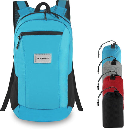 Hiking Daypack - Lightweight & Water-Resistant Portable Backpack for Travel, Camping, Outdoor Adventures(20L,turquoise blue)