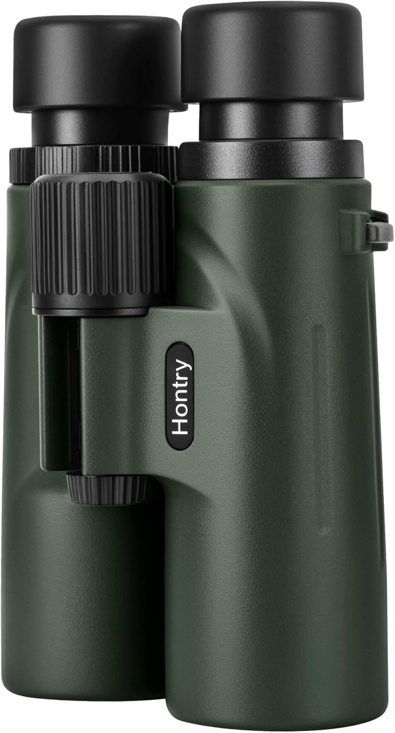 Hontry 8x42 Binoculars with IPX6 Waterproof Protection for Bird Watching, Hunting, Cruise Ship, Travel and Safari