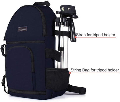 MOSISO Camera Sling Bag, DSLR/SLR/Mirrorless Camera Backpack Case Shockproof Photography Backpack with Tripod Holder & Removable Modular Inserts Compatible with Canon/Nikon/Sony/Fuji