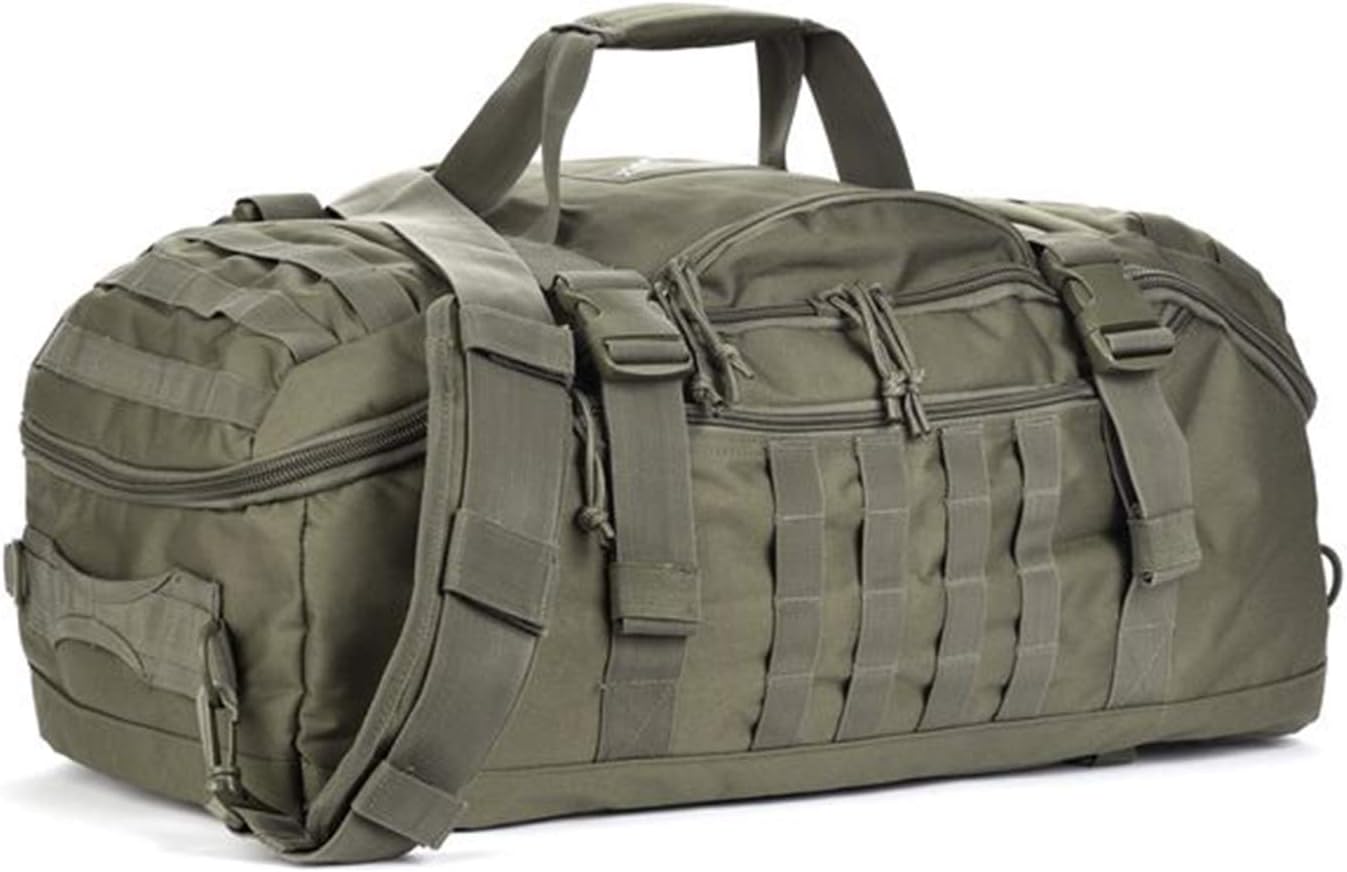 Gym Bag Duffle Bags Backpack - Travel Weekender Bag for Men Women Workout Bag for Military,Sports,Overnight,Basketball,Tactical,Football,Waterproof & Tear Resistant