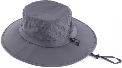 Home Prefer UPF 50+ Sun Hats for Men Women Foldable Wide Brim Fishing Hat Quick Dry Summer Outdoor Garden Safari Bucket Hat