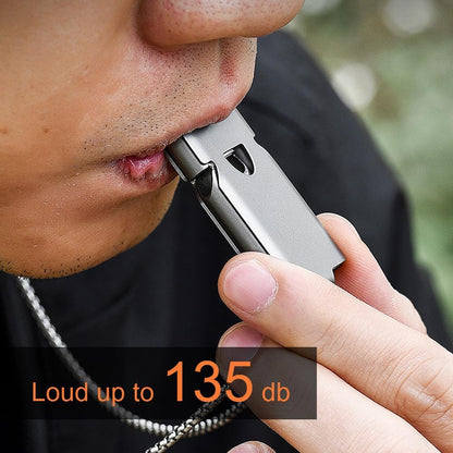Whistle Emergency Whistles Keychain Rape Whistle Stainless Steel High Decibel Whistles … …