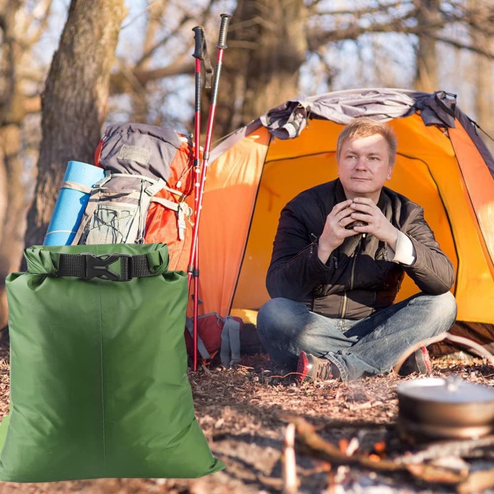 Pimoys 5 Pack Waterproof Dry Sacks, Lightweight Outdoor Dry Bags Ultimate Dry Bags for Kayaking Rafting Boating Camping (1.5L, 2.5L, 3.5L, 4.5L, 6L)